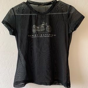 Sheer Harley Davidson Top
